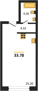 Планировка апартаментов, ID 99320