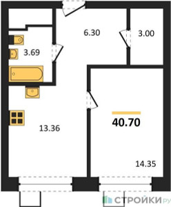 Планировка квартиры, ID 422711