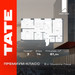 Планировка трехкомнатной(квартира) площадью 81.34 квадратных метров в “ЖК TATE (Тэйт)”