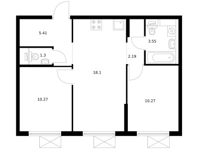 Планировка квартиры, ID 249066