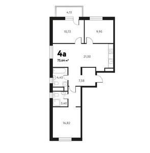 Планировка квартиры, ID 317292