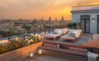 Террасы в КД "Чистые Пруды"