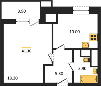 Планировка квартиры, ID 111441