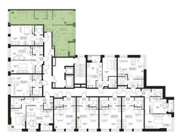 Планировка трехкомнатной(квартира) площадью 65.2 квадратных метров в “ЖК Пушкино Град”
