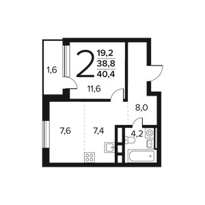 Планировка квартиры, ID 550879