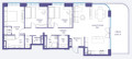 Планировка квартиры 4+ комнат (Квартиры)130.2