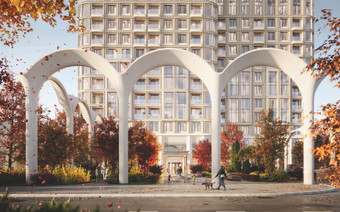 Двор в ЖК “Большая Татарская 35”