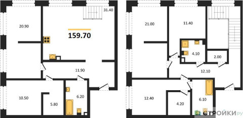Планировка квартиры, ID 276368