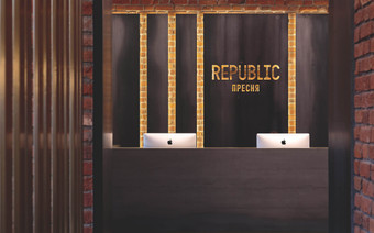 Лобби в ЖК "Republic"