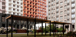 Двор в ЖК “BeLuck Коломенское”