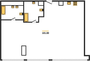 Планировка двухкомнатной(квартира) площадью 101 квадратных метров в “ЖК Neva Towers (Нева Тауэрс)”
