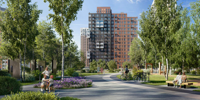 Планировка однокомнатной(квартира) площадью 44.98 квадратных метров в ЖК “ЖК Квартал Авиаторов”