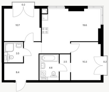 Планировка квартиры, ID 526398