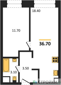 Планировка квартиры, ID 529691