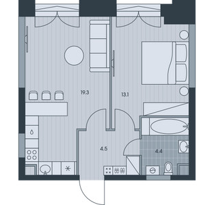 Планировка квартиры, ID 527070