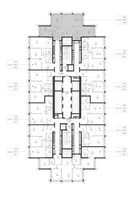 Планировка трехкомнатной(квартира) площадью 82.8 квадратных метров в “ЖК SET (Сет)”