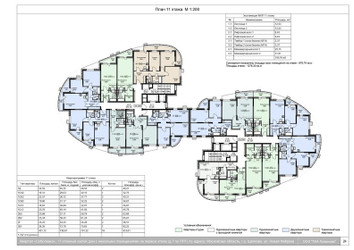 Планировка двухкомнатной(квартира) площадью 62.1 квадратных метров в ЖК “ЖК Соболевка”