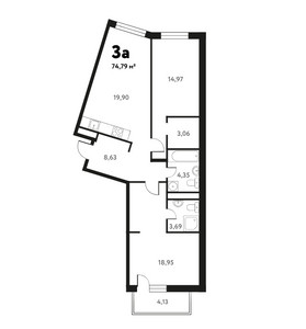 Планировка квартиры, ID 317215