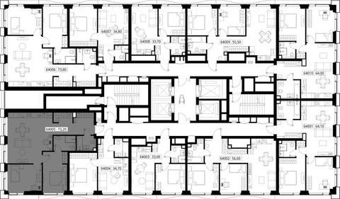Планировка квартиры, ID 515511