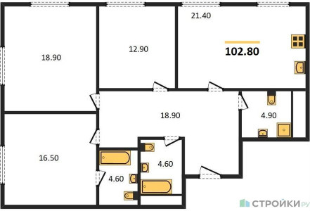 Планировка квартиры, ID 248419