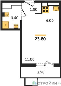 Планировка квартиры, ID 142676