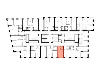 Планировка студии(квартира) площадью 20.3 квадратных метров в ЖК “ЖК 2-й Иртышский”