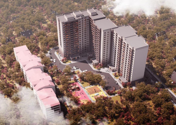 Планировка однокомнатной(квартира) площадью 42.82 квадратных метров в ЖК “ЖК Солнечная долина (Щёлково)”