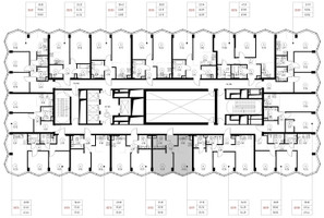Планировка однокомнатной(квартира) площадью 35.8 квадратных метров в “Дом премиум-класса МИРА”