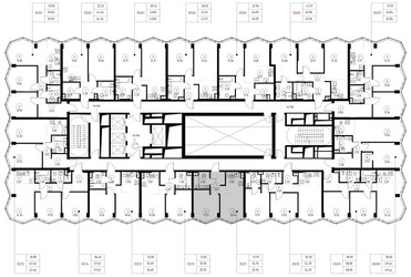 Планировка однокомнатной(квартира) площадью 35.8 квадратных метров в ЖК “Дом премиум-класса МИРА”