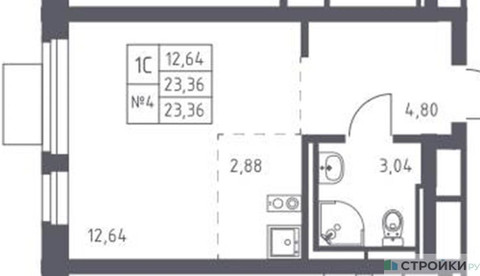 Планировка квартиры, ID 279341