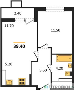Планировка квартиры, ID 141514