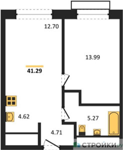 Планировка квартиры, ID 274960