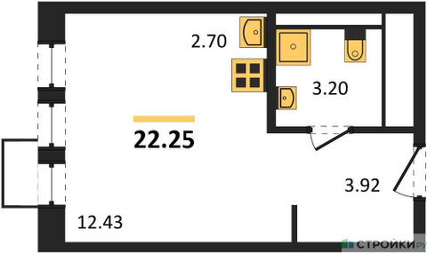 Планировка квартиры, ID 203590