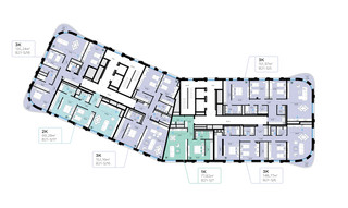 Планировка трехкомнатной(квартира) площадью 151.97 квадратных метров в “СберСити в Рублево-Архангельском”