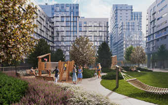 Детская площадка в ЖК "Детали"