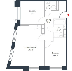 Планировка квартиры, ID 269434
