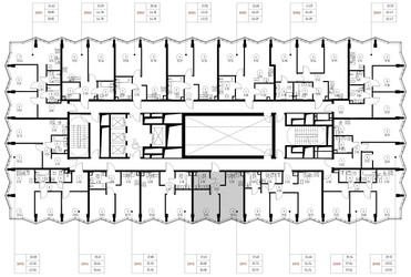 Планировка однокомнатной(квартира) площадью 35.7 квадратных метров в ЖК “Дом премиум-класса МИРА”