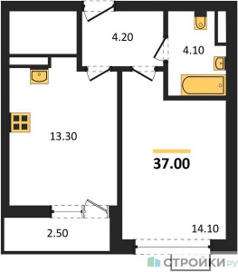 Планировка квартиры, ID 225874