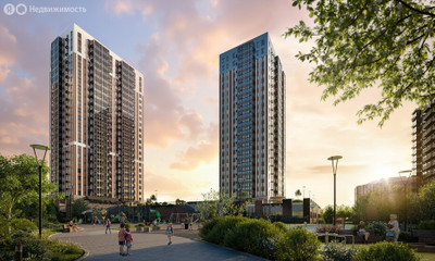 Планировка трехкомнатной(квартира) площадью 66 квадратных метров в ЖК “ЖК Союзный”