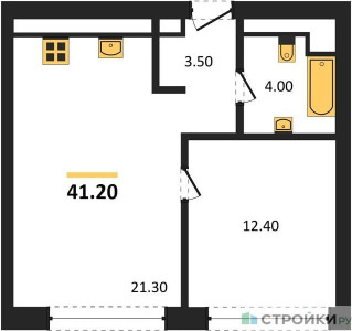 Планировка квартиры, ID 284133