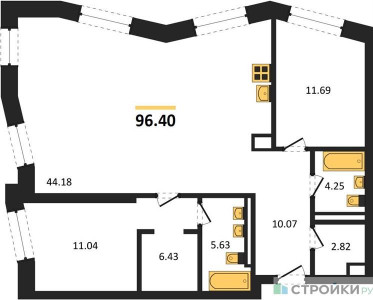 Планировка квартиры, ID 431314