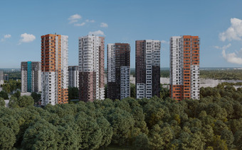 Вид на все корпуса