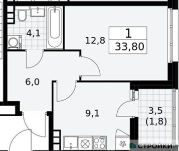 Планировка квартиры, ID 243844