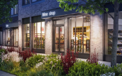 Планировка трехкомнатной(квартира) площадью 123.3 квадратных метров в ЖК “ЖК MainStreet”