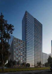 Планировка двухкомнатной(квартира) площадью 50.8 квадратных метров в ЖК “ЖК Balance (Баланс)”