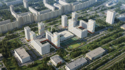 Планировка двухкомнатной(квартира) площадью 52.7 квадратных метров в ЖК “ЖК Римского-Корсакова 11”