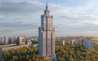 Общий вид ЖК "Высотка на Жукова"