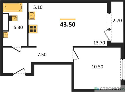Планировка квартиры, ID 115545