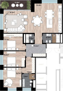 Планировка квартиры, ID 217394