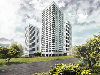 Планировка трехкомнатной(квартира) площадью 73.7 квадратных метров в ЖК “ЖК 31 КВАРТАЛ”